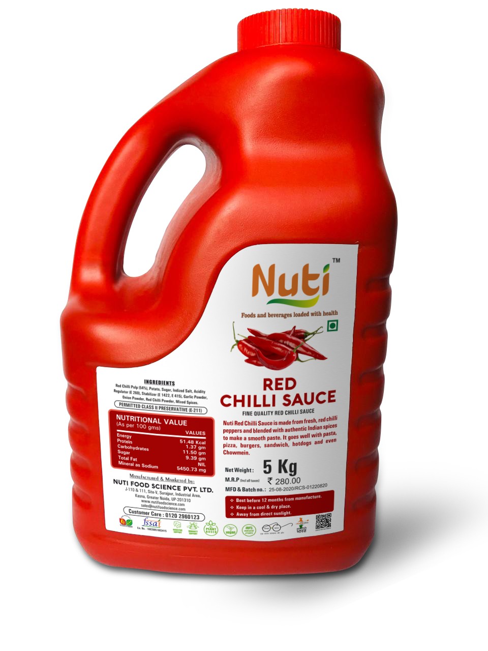RED CHILLI SAUCE 5KG